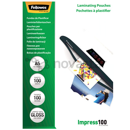 Fellowes Laminating pouches A5 - Laminavimo vokeliai