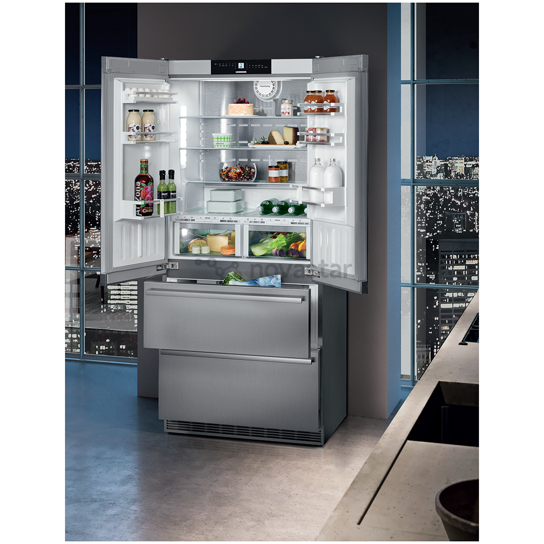 Liebherr, ice maker, 523 L, height 204 cm, inox SBS Refrigerator