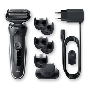 Barzdaskutė Braun 50-W1500S + formavimo priedas, Balta