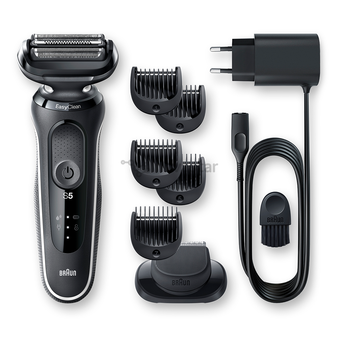 Barzdaskutė Braun 50-W1500S + formavimo priedas, Balta