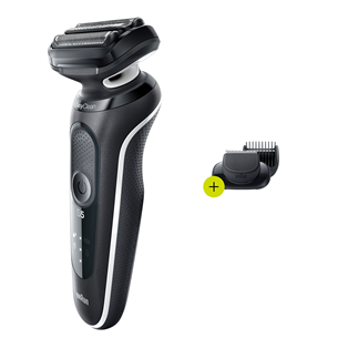 Barzdaskutė Braun 50-W1500S + formavimo priedas, Balta