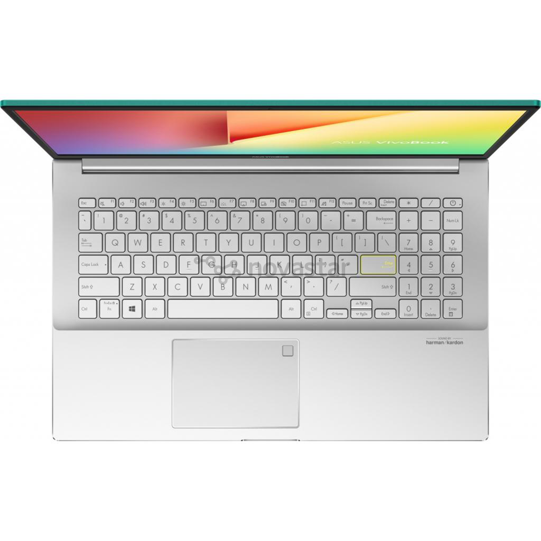 Nešiojamas kompiuteris ASUS VivoBook S15 M533IA/AMD Ryzen 5 4500U/AMD Radeon Graphics/SSD 512GB/RAM 8GB/W10H/Nordic/Green