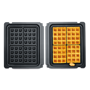Sage the BBQ & Press™ + vaflių plokštelės, juoda/nerūdijančio plieno - Elektrinio grilio rinkinys