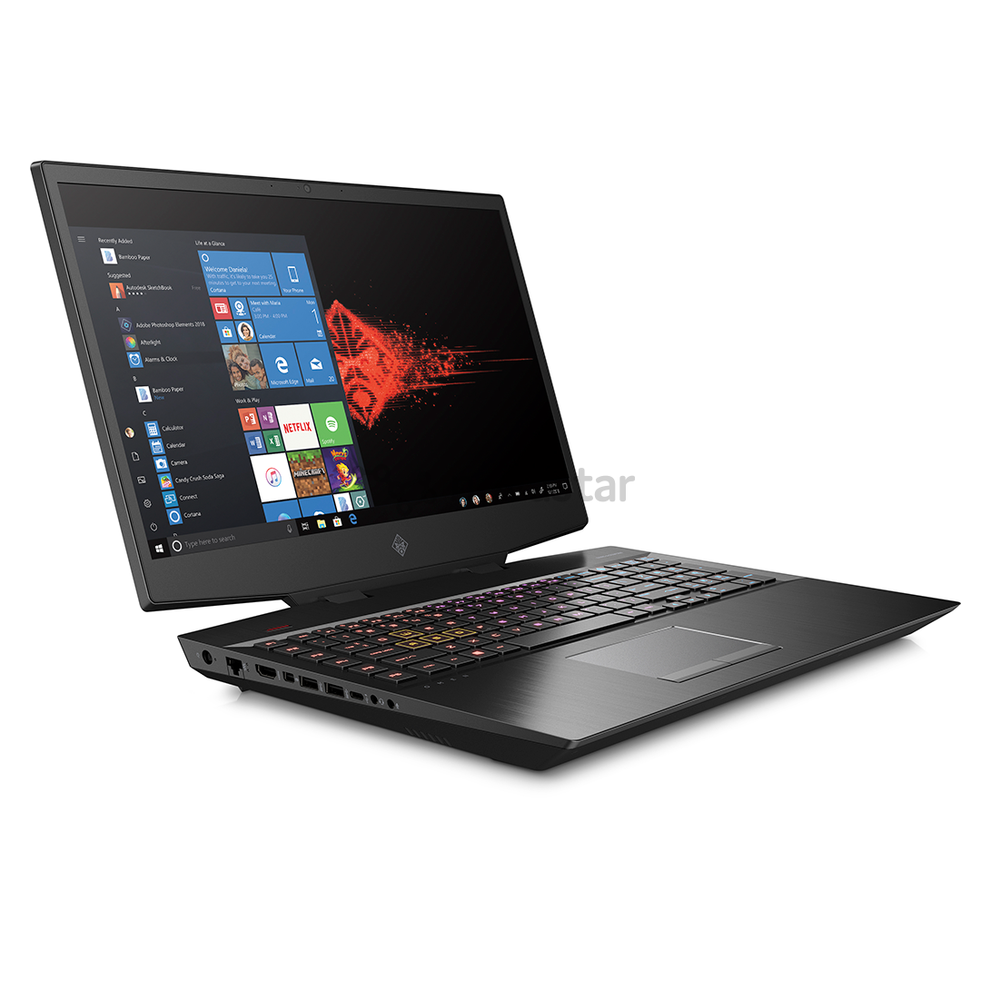 Nešiojamas kompiuteris HP OMEN 17-cb1018no/Intel Core i7-10750H/NVIDIA GeForce RTX 2070 8GB/SSD 512GB/RAM 16GB/W10/Nordic