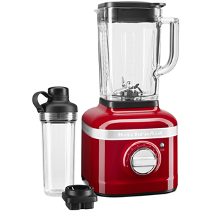 KitchenAid Artisan K400, 1200 W, 1.4 L, red - Blender + personal jar