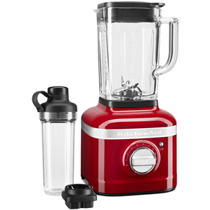 KitchenAid Artisan K400, 1200 W, 1.4 L, red - Blender + personal jar 5KSB4034ECA