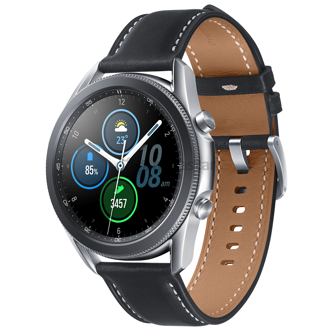 Išmanusis laikrodis Samsung Galaxy Watch 3 LTE, Mystic Silver, 45mm