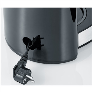 Severin TypeSwitch Timer, vandens talpa 1,4 L, juodas/nerūdijančio plieno - Kavos virimo aparatas