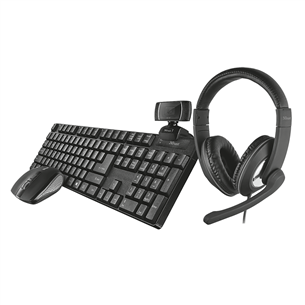 Trust Qoby Home and Office, EST, black - Bundle