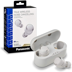 Ausinės Panasonic RZ-S500WE-W, belaidės, Baltos