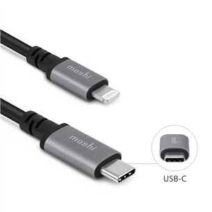 Laidas Moshi USB C - Lightning, 3m