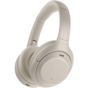 Sony WH-1000XM4, sidabrinės - Belaidės ausinės