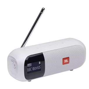 Radija JBL Tuner 2, Balta JBLTUNER2WHT