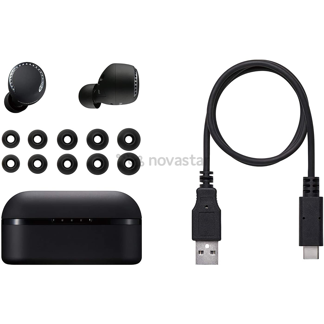 Ausinės Panasonic RZ-S500WE-K, Belaidės, Juodos
