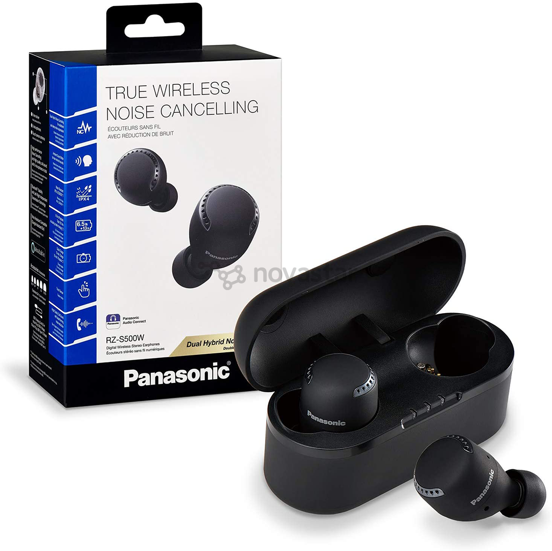 Ausinės Panasonic RZ-S500WE-K, Belaidės, Juodos