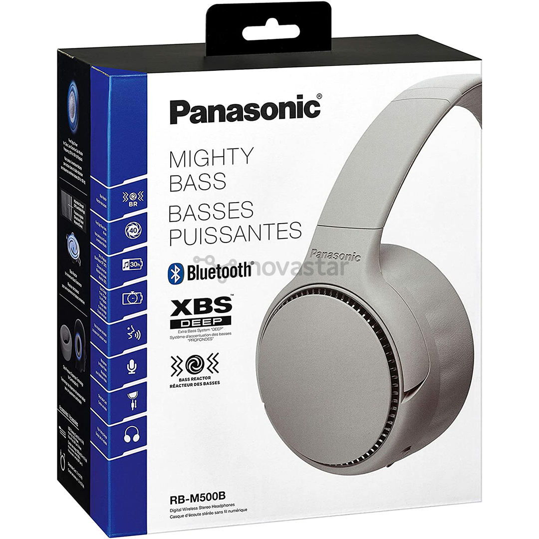 Ausinės Panasonic RB-M500BE-C, belaidės, Kreminės