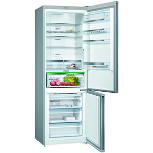 Bosch, NoFrost, height 203 cm, 438 L, inox - Refrigerator