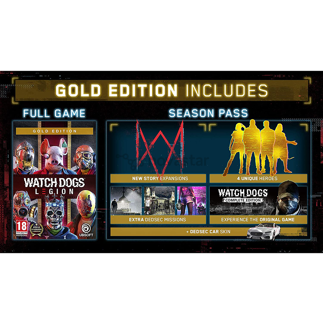 Žaidimas PS4 Watch Dogs: Legion GOLD Edition