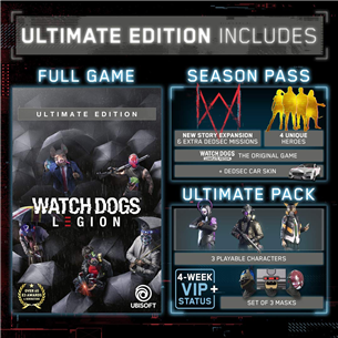 Žaidimas PS4 Watch Dogs: Legion Ultimate Edition