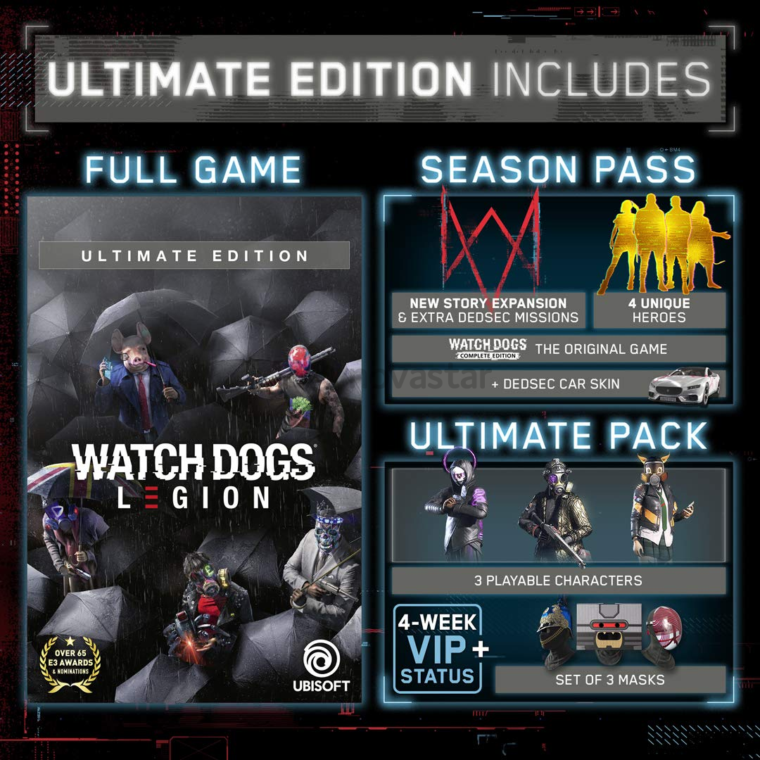 Žaidimas PS4 Watch Dogs: Legion Ultimate Edition