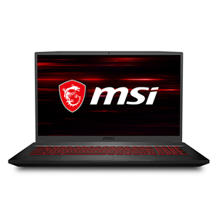 Nešiojamas kompiuteris MSI GF75 Thin 10SCXR/Intel Core i7-10750H/nVidia GeForce GTX 1650 4GB/SSD 512GB/HDD 1TB/RAM 16GB/ENG/W10H