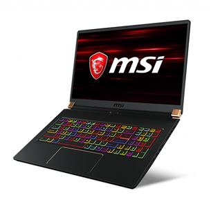 Nešiojamas kompiuteris MSI GS75 Stealth 10SF/Intel Core i7-10875H/NVIDIA GeForce RTX 2070 Super Max-Q 8GB/SSD 1TB/RAM 16GB/ENG