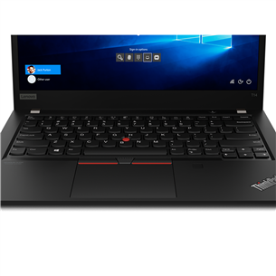 Nešiojamas kompiuteris Lenovo ThinkPad T14 G1/AMD Ryzen 5 PRO 4650U/MD Radeon Graphics/SSD 512GB/RAM 8GB/W10P/Nordic/BT