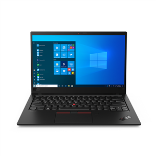 Nešiojamas kompiuteris Lenovo ThinkPad X1 Carbon/Intel Core i5-10210U/Intel UHD Graphics/SSD 512GB/RAM 16GB/Nordic/W10P