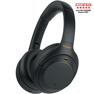 Ausinės Sony WH1000XM4B.CE7, belaidės, Juodos WH1000XM4B.CE7