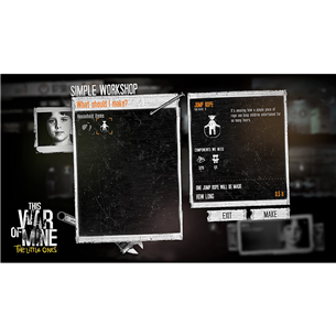 PS4 game This War of Mine: The Little Ones