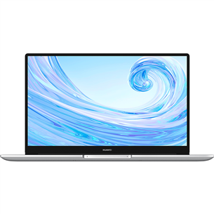 Nešiojamas kompiuteris Huawei MateBook D 15/AMD Ryzen 5 3500U/AMD Radeon Vega 8/SSD 256GB/RAM 16GB/W10H/Nordic