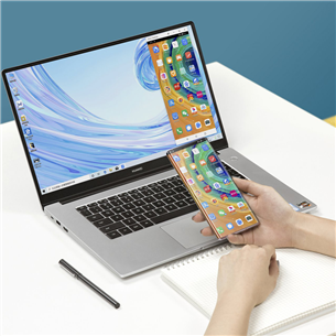 Nešiojamas kompiuteris Huawei MateBook D 15/AMD Ryzen 5 3500U/AMD Radeon Vega 8/SSD 256GB/RAM 16GB/W10H/Nordic