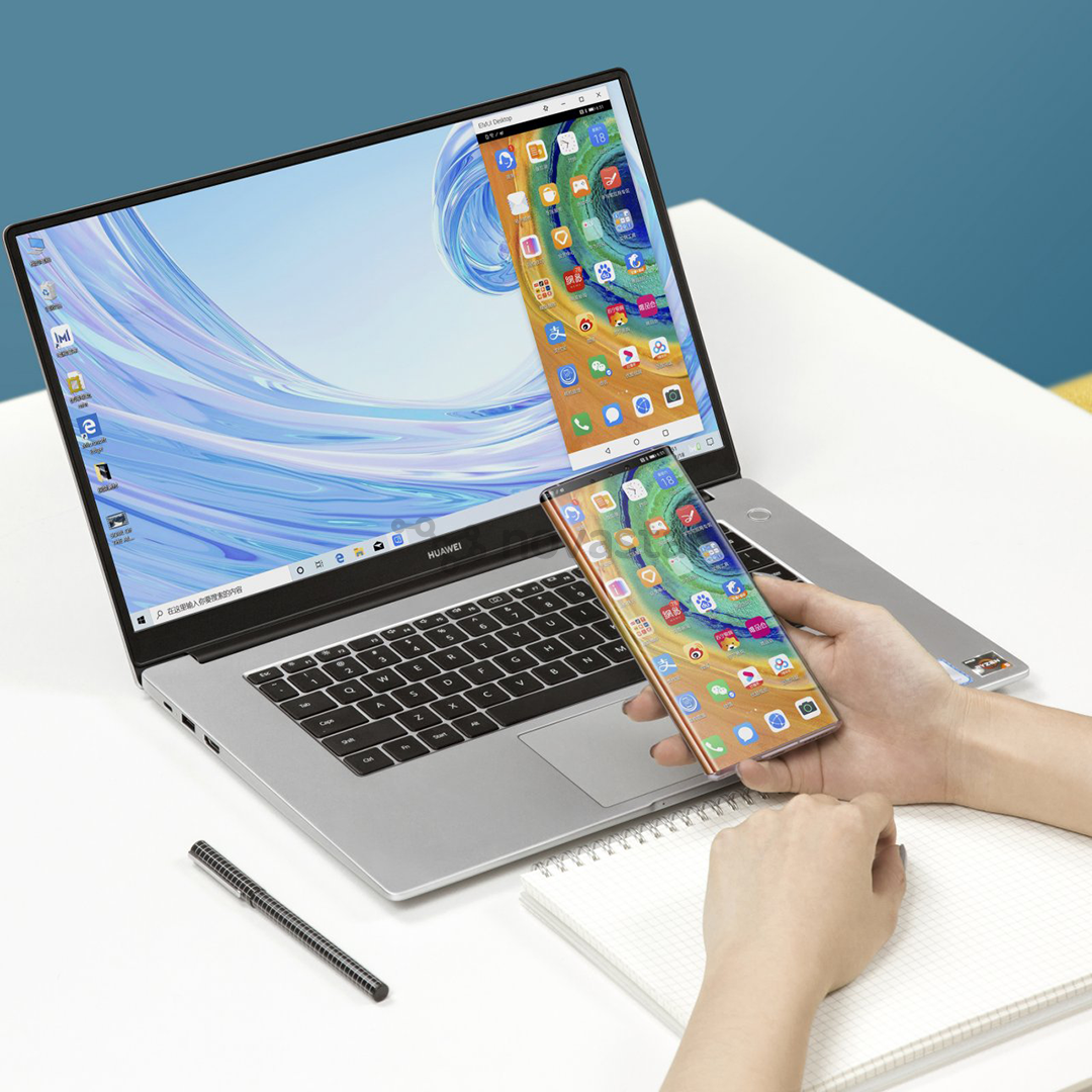 Nešiojamas kompiuteris Huawei MateBook D 15/AMD Ryzen 5 3500U/AMD Radeon Vega 8/SSD 256GB/RAM 16GB/W10H/Nordic