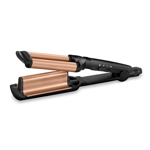 BaByliss Deep Waves, 160-200°C, черный/медный - Щипцы для завивки волнами