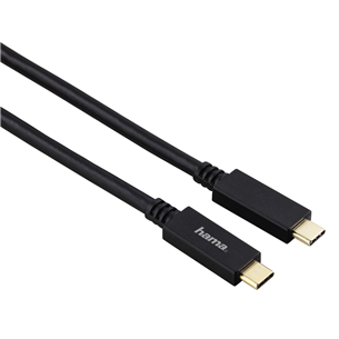 Laidas Hama USB C 3,1 Gen2 > USB C plug 5A, 1m 00135714