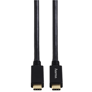 Laidas Hama USB C 3,1 Gen2 > USB C plug 5A, 1m