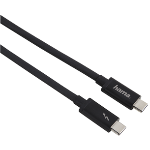 Laidas Hama USB-C Thunderbolt 3 > USB C plug 5A 100W, 1m 00135709