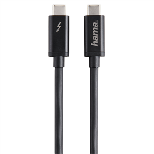Laidas Hama USB-C Thunderbolt 3 > USB C plug 5A 100W, 1m