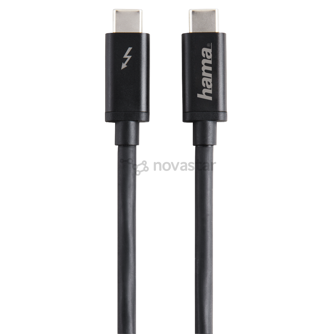 Laidas Hama USB-C Thunderbolt 3 > USB C plug 5A 100W, 1m
