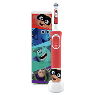 Elektrinis dantų šepetėlis Braun Oral-B PIXAR + kelioninis dėklas