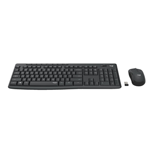 Klaviatūra ir pelė Logitech MK235, SWE, Belaidės