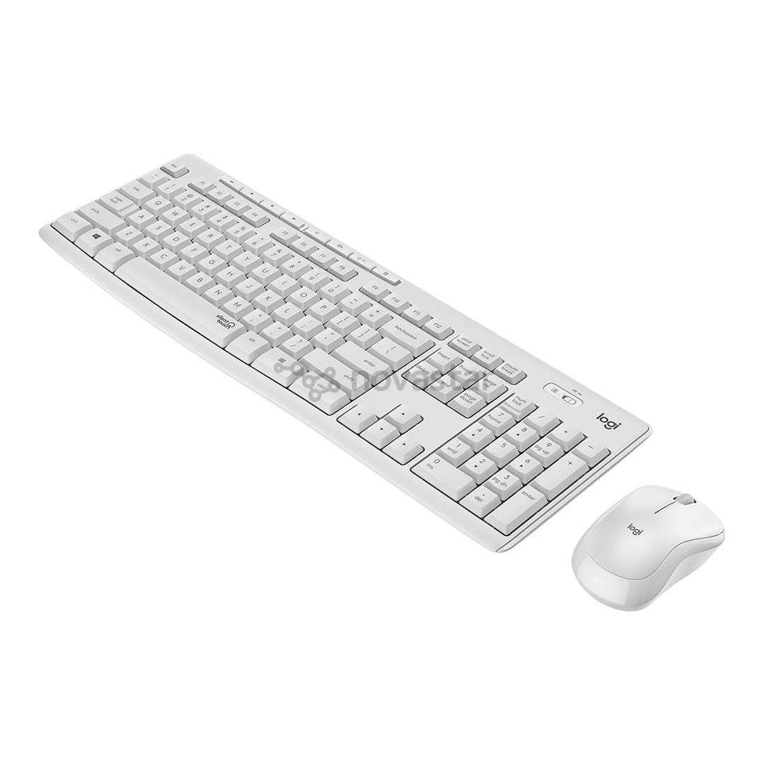 Logitech Slim Combo MK295, SWE, белый - Беспроводная клавиатура + мышь