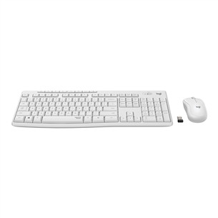 Logitech Slim Combo MK295, SWE, белый - Беспроводная клавиатура + мышь