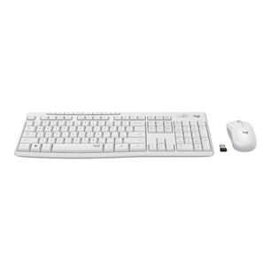 Logitech Slim Combo MK295, SWE, белый - Беспроводная клавиатура + мышь