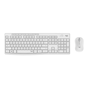 Logitech Slim Combo MK295, SWE, белый - Беспроводная клавиатура + мышь