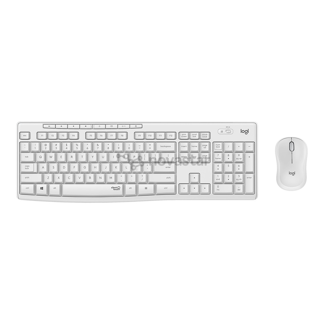 Logitech Slim Combo MK295, SWE, белый - Беспроводная клавиатура + мышь
