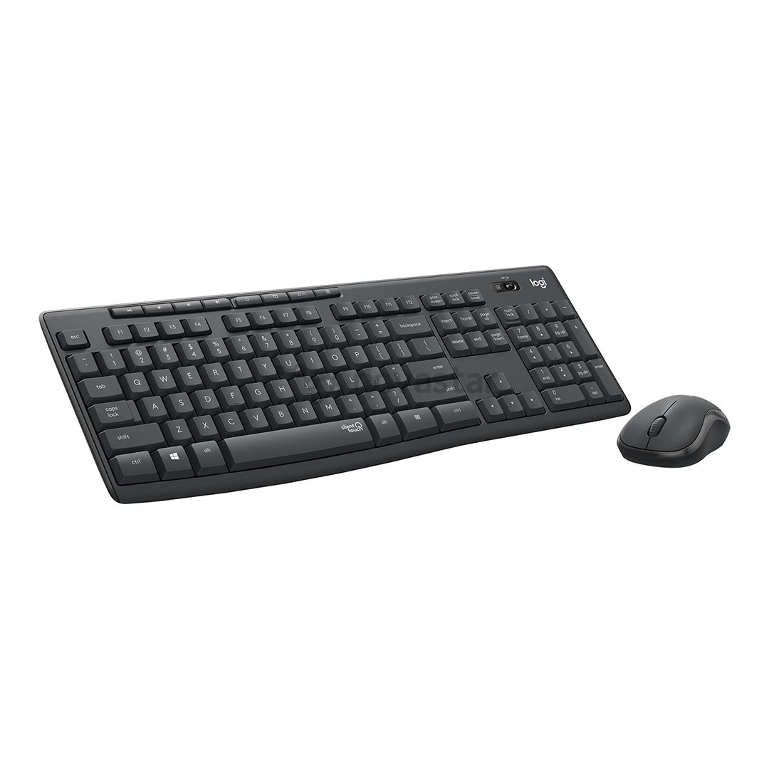 Klaviatūra ir pelė Logitech MK295, RUS, Belaidės