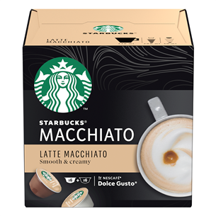 Kavos kapsulės Nescafe Dolce Gusto Starbucks Latte Macchiato