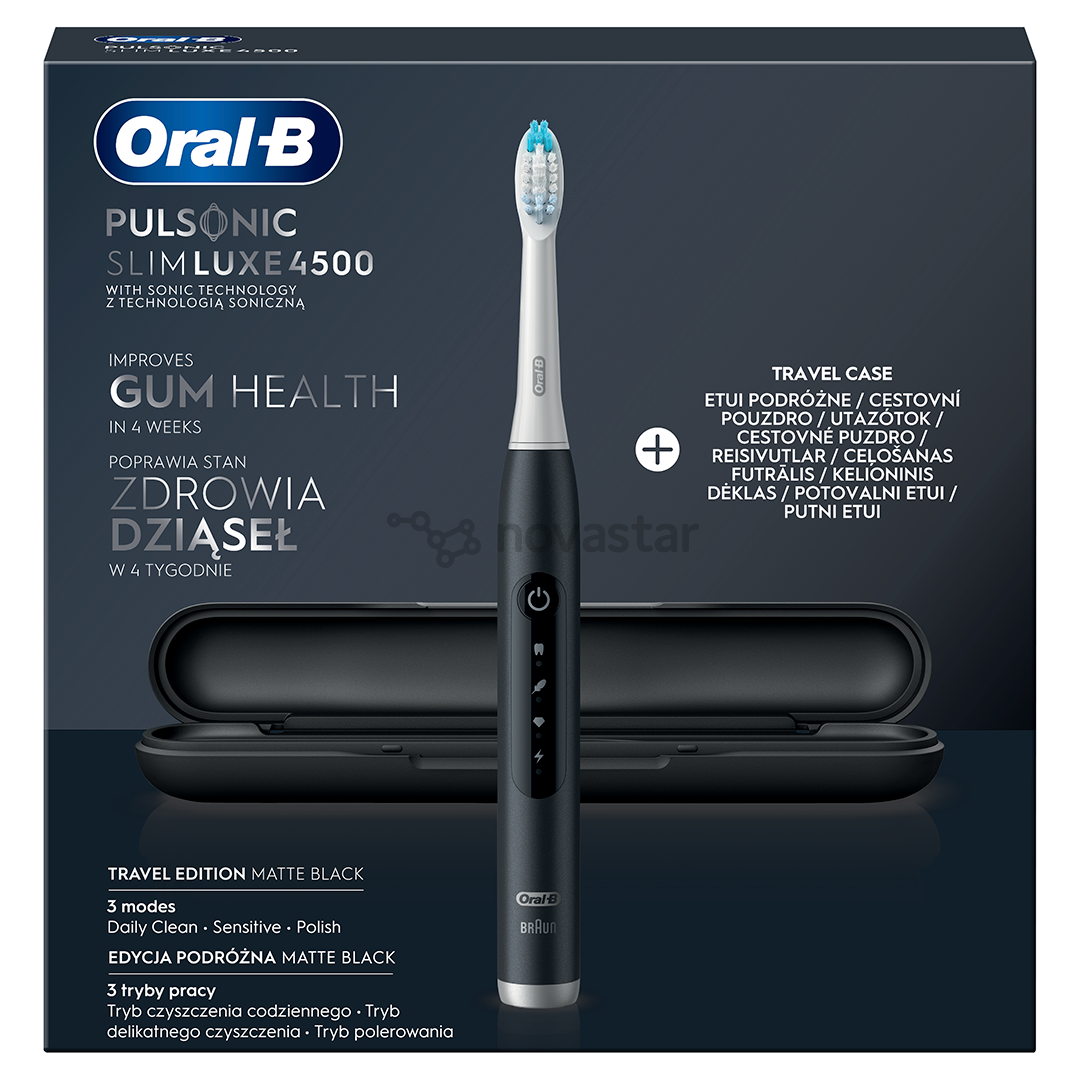 Elektrinis dantų šepetėlis Braun Oral-B Pulsonic Slim Luxe 4500