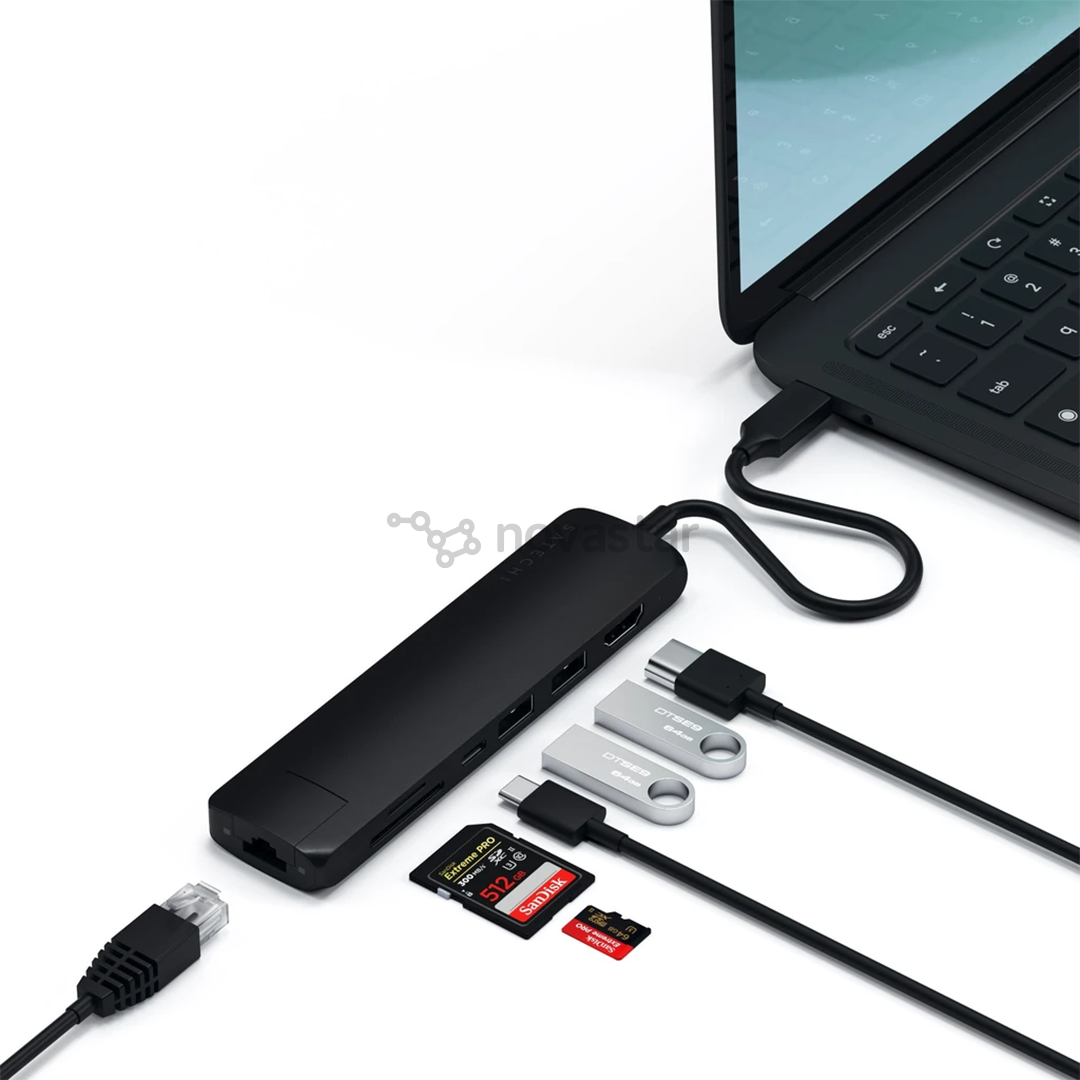 Adapteris Satechi USB-C - Multi-port